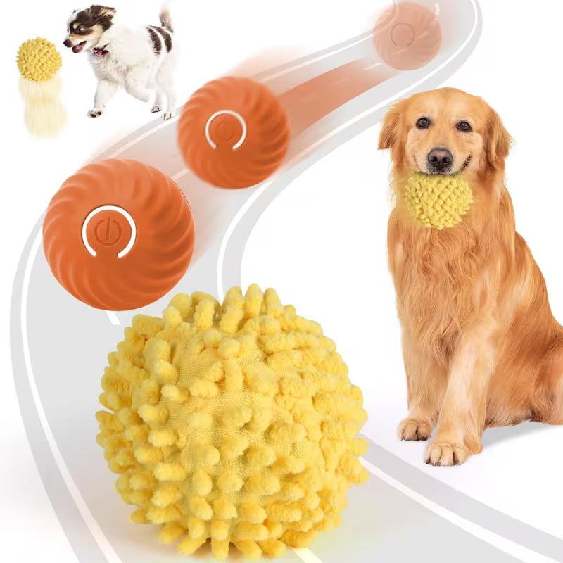 Smart Rolling & Bouncing Pet Ball – Motion-Activated