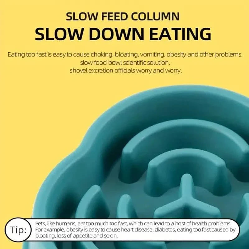 2-Pack: Cat and Dog Slow Food Bowl Slow Food Bowl