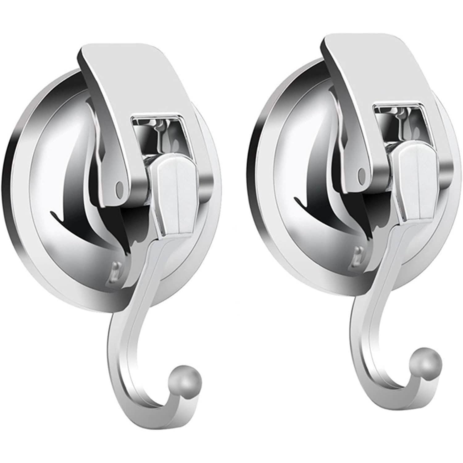 2-Pack: Heavy Duty Vacuum Suction Cup Hook