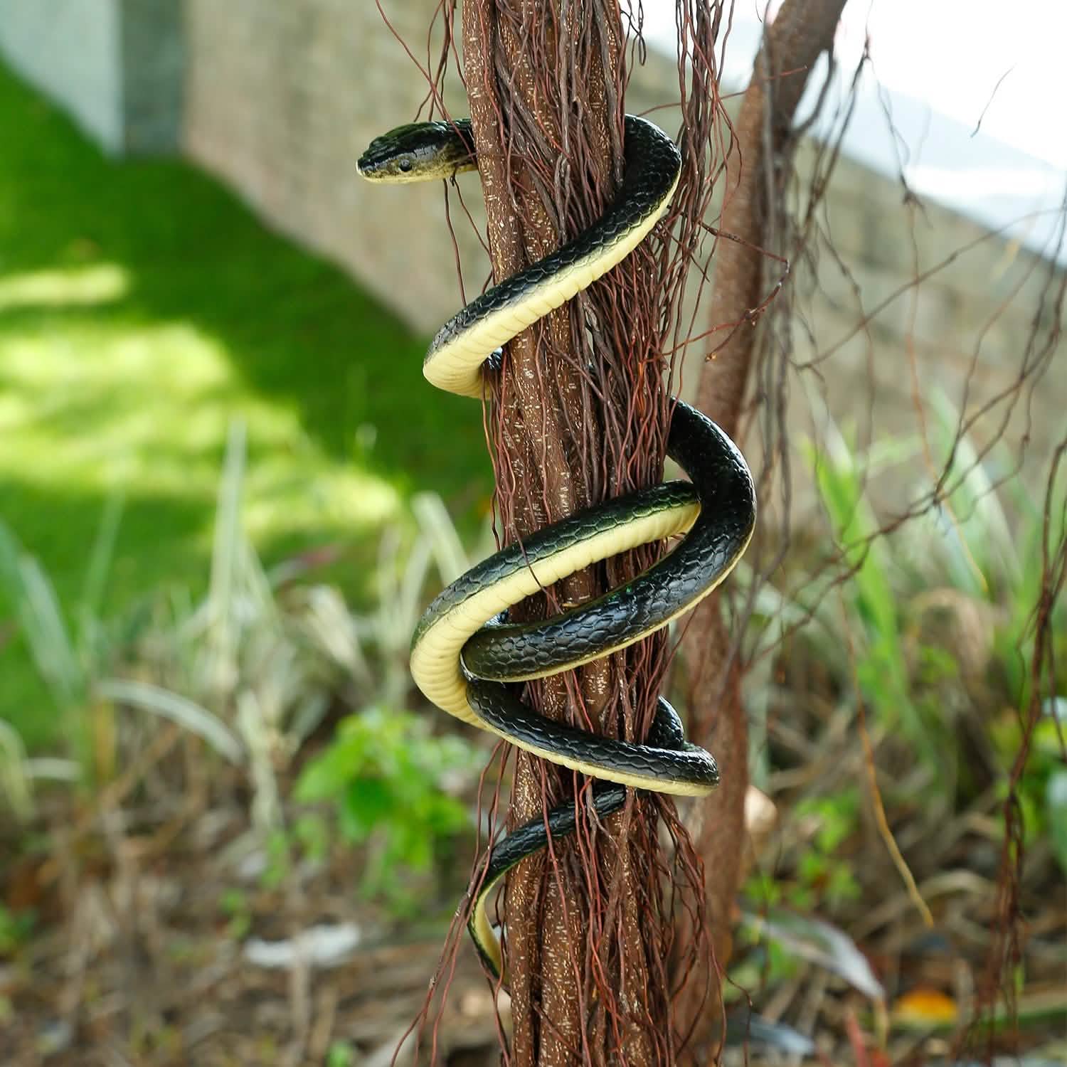 2-Piece: 50" Long Realistic Rubber Snakes