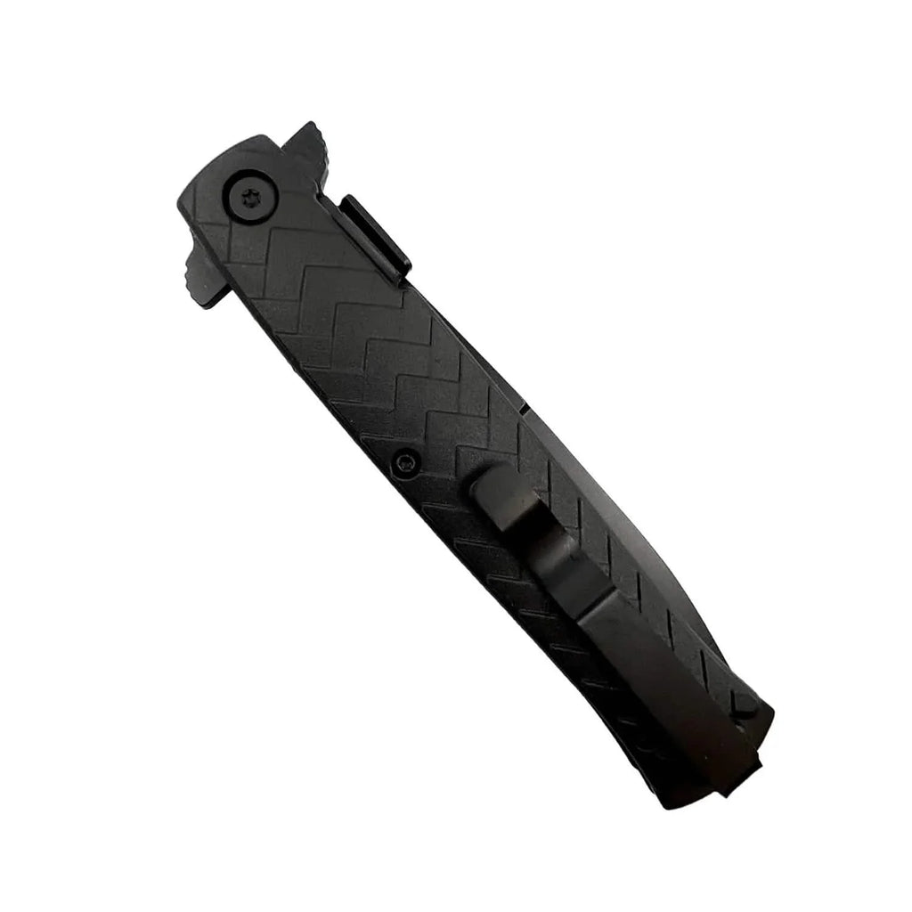 4" Black Dragon Knife with ABS Handle