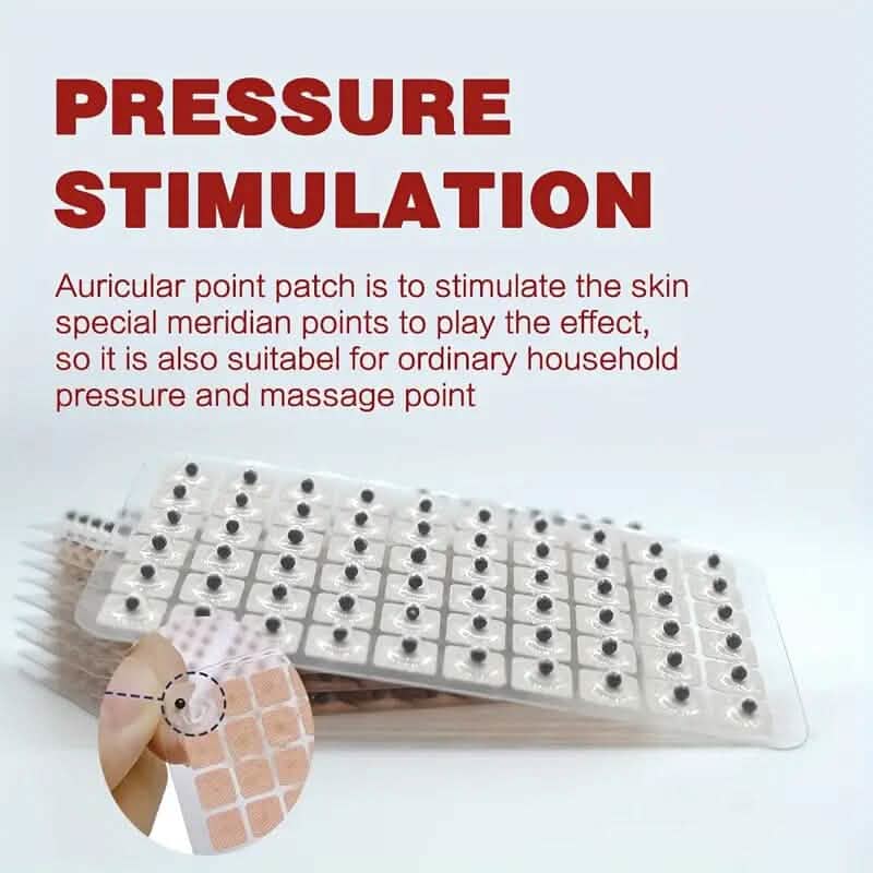 600-Pieces: Auricular Patch, Massage Press Seeds Patch for Relaxation