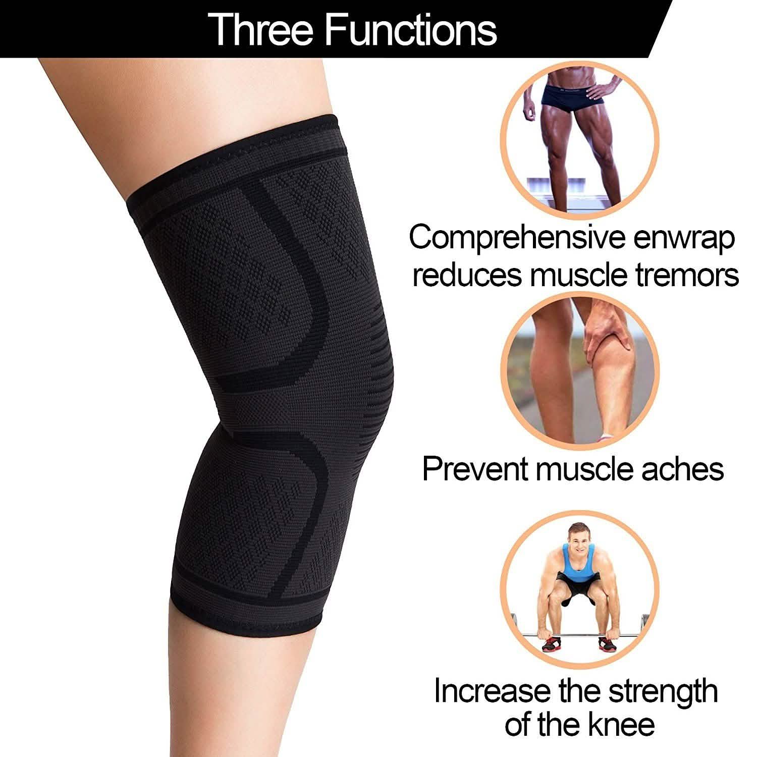 Compression Knee Sleeve - Assorted Colors and Sizes