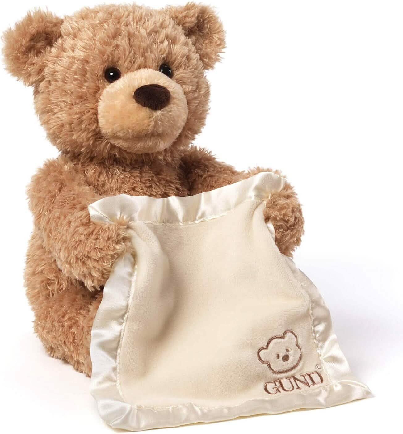 GUND Peek-A-Boo 11.5" Teddy Bear Animated Stuffed Animal Plush