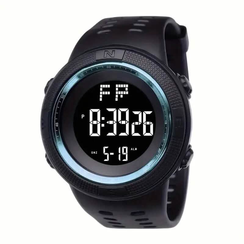 Men's Large Dial Sports Electronic Watch