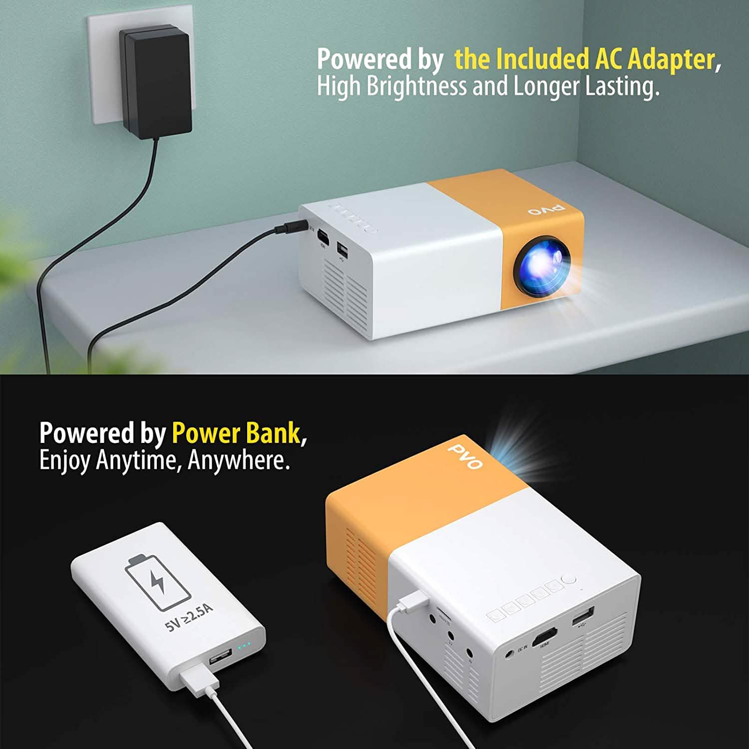 PVO Portable Projector