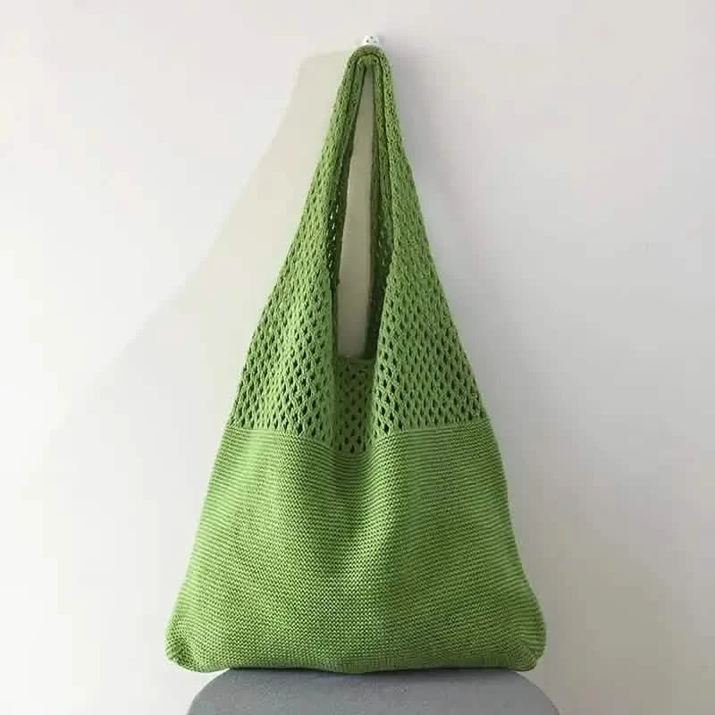 Simple Retro Hollow Crochet Bag